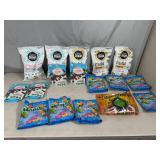 Assorted Candy, Mamba, Roca Bites, Coldstone Popcorn, and More