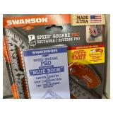 New 7 inch Speed Square with Folding Utility Knife and 3 Line Levels