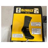 2 New Pairs of Dewalt Crew Work Socks