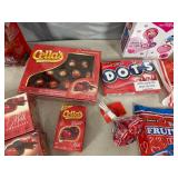 Assorted Candy, Chocolate Cherries, Dots, Tootsie Pops, Junior Mints, and More