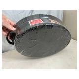 New Enamel Roaster Pan with Lid