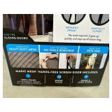 New Magic Mesh Hands-Free Magnetic Screen Door - Deluxe