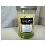 New 18 oz Tuscany Premium Candle with Essential Oils