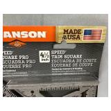 New Swanson 2 pc Speed Square Set - 7 inch and 4 1/2 inch.