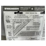 New Swanson 2 pc Speed Square Set - 7 inch and 4 1/2 inch.