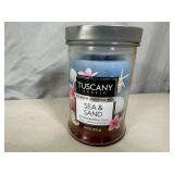 New 18 oz Tuscany Premium Candle with Essential Oils