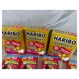 Assorted Candy, Haribo Gummies, Fruit Loops Cereal Straws, Blow Pops, Etc.