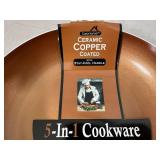 New 8 inch Ceramic Copper Coated Frying Pan