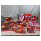 Assorted Candy, Dots, Chocolate Cherries, Tootsie Pops, Fruit Chews, and More