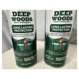 2 New Cans of Off Deep Woods Insect Repellent