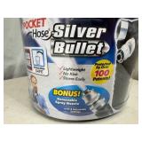 New Pocket Hose Silver Bullet 50 ft Expanding Garden Hose