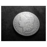 1892 CC Morgan Silver Dollar