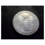 1989 Silver Eagle One Oz. Fine MS+++++++/++