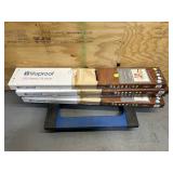 Lifeproof Shadow Hickory 6 MIL x 7.1 in. W x 48 in. L Click Lock Waterproof Luxury Vinyl Plank Flooring (18.73 sqft/case) (lot of 4)