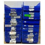 Blue Storage Bins lot of 29