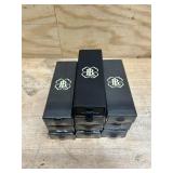 Lucky Brand Bracelet Keychain Leather KeyRing Clover Silvertone Charm (lot of 10)