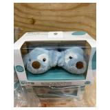 Baby GUND Spunky Puppy Rattle Booties Plush Baby Infant Shoes, Blue, One Size Fits All (lot of 8)