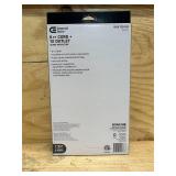 Commercial Electric 6 ft. 12-Outlet Black Surge Protector with USB