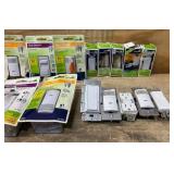 Leviton outlet, switches, sensors lot of 20