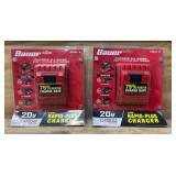 Bauer 3 Amp Rapid-Plus Charger 20v lot of 2