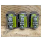 Apache 1/2 In. Body Male Tip Flat Face 1/2 In. FNPT Steel Hydraulic Hose Coupler (lot of 3)