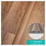 Performance Accessories - Pallet of Various Vinyl Moldings - King, Pewter, Glaze, and Blonde 0.31 in. T x 2 in. W x 78.7 in. L Vinyl 4-in-1 Molding