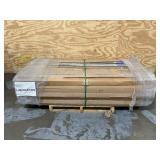 Performance Accessories - Pallet of Various Vinyl Moldings - King, Pewter, Glaze, and Blonde 0.31 in. T x 2 in. W x 78.7 in. L Vinyl 4-in-1 Molding