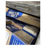 Boulder - Large Bin of - Instanet Badminton Height-Adjustable Portable Net, 17 FT, Black/Yellow (Bin Not Included)