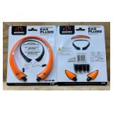 WALKER S Retractable Ear Plugs lot of 2