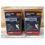GRABBER Wood To Wood Screws 7x2-in lot of 2