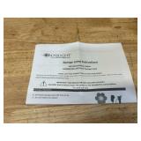 Crosslight sponge lamp flower