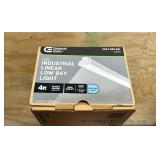 Commercial Electric 4ft LED Industrial Linear Low Bay Light New