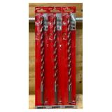 MILWAUKEE Carbide Hammer Drill Bit 1/2  lot of 3