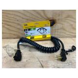 SMART ELECTRICIAN COILED EXTENSION CORD