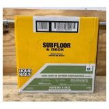 Liquid Nails Subfloor & Deck box of 24