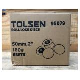 TOLSEN Roll Lock Discs 1 box (6 packs of discs)