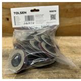 TOLSEN Roll Lock Discs 1 box (6 packs of discs)
