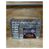 Disposable BBQ Trays, 4 pack, 2 Large + 2 Small lot of 4