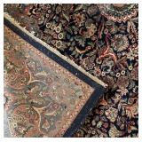 LR - Vintage Persian-Style Area Rug with Floral Pattern