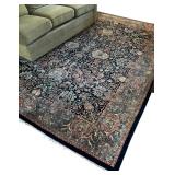LR - Vintage Persian-Style Area Rug with Floral Pattern