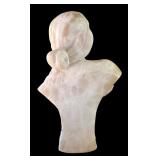 LR - Vintage Alabaster Bust of Juliet by Christian Wilson