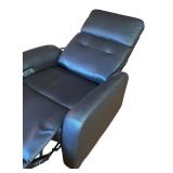 LR - Abbyson Gray Faux Leather Reclining Chair