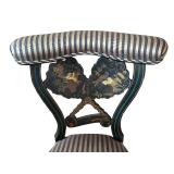 LR - Antique French Prie Dieu Prayer Chair