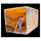 LR - Rectangular Alabaster Table Lamp
