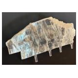 LR - Abstract Resin Sculpture with Textured Edges