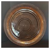 LR - Vintage Pink Depression Glass Assortment with Platters, Bowls, Butter Dish and More