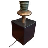 LR - Vintage Mid Century Spiral Cone Rembradt Table Lamp