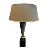 LR - Vintage Mid Century Spiral Cone Rembradt Table Lamp