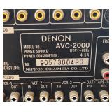 LR - Denon AVC-2000 Precision Audio Component Surround Amplifier