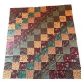 LR - Vintage Handmade Patchwork Quilt
